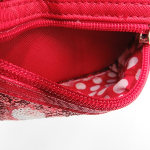 Loungefly Disney Backpack 6.5" Minnie Mouse Polka Dot Sequins Belt Bag READ - Picture 7 of 9